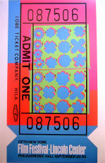 Andy Warhol - Fftth New York Film Festival Lincoln Center  / 1974