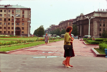 Жак Дюпакье - Минск, Площадь Ленина / 1964