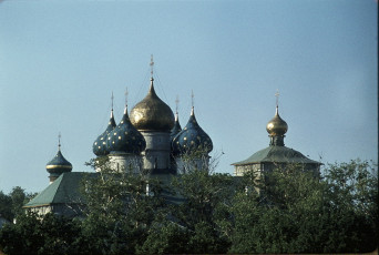 Жак Дюпакье - Загорск, Успенский собор (купола) / 1964