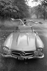 Mercedes Benz 300 Gullwing 1 by Philip Townsend / 1962