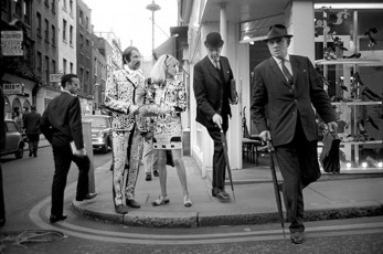 Pearly King and Queen Carnaby Street by Philip Townsend / 1964