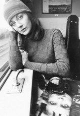 Model in travel wardrobe, Hamburg by F.C. Gundlach (1970)