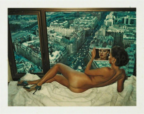 Bergstrom over Paris by Helmut Newton (1976)