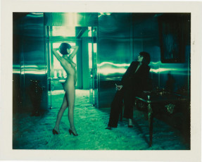 Prunella and Sylvie on the Quai d'Orsay for Playboy, Paris by Helmut Newton (1977)
