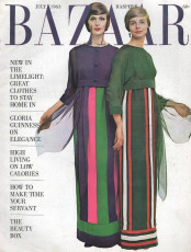 Isabella Albonico, Iris Bianchi by Melvin Sokolsky / Harper's Bazaar USA (1963.07)