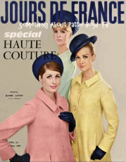 Pattie Boyd (top), two models by Patrick Bertrand / Jours De France FRA (1965)