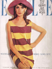 Jean Shrimpton by Peter Knapp / Elle FRA (1965.07)