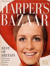 Twiggy by Bill King / Harper's Bazaar UK (1967.08)