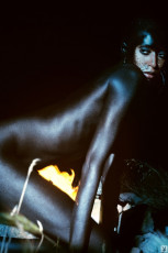 Donyale Luna by Luigi Cazzaniga / Playboy (1975.04)