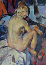 Лев Русов "Обнаженная" (1962)