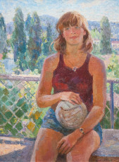 "Девушка с мячом" Галина Румянцева (1963)