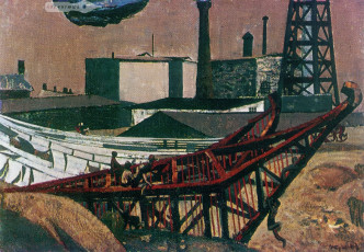 Николай Кормашов "Индустриальный пейзаж" (1963)