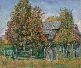 Борис Коржевский "Осень в деревне" (1964)
