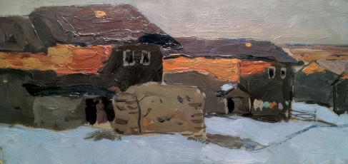 Игорь Попов "Большая Пысса. Закат" (1964)