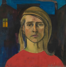 Бирута Баумане "Автопортрет ночью" (1965)