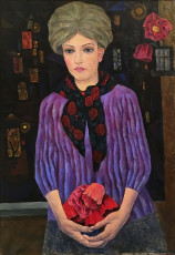 Валерий Ватенин "Портрет в сиреневом" (1966)