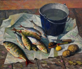 "Натюрморт" Борис Шварков (1972)