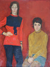 Евгений Казанцев "Две натурщицы" (1972)
