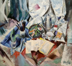 ""Натюрморт с тюльпаном" Геннадий Батов (1973)