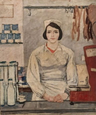 Николай Ломакин "Продавщица сосисок" (1973)