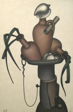 Дмитрий Краснопевцев "Кувшины на блюде" (1973)