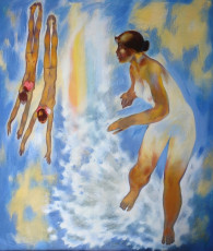 Георгий Кикин "С детьми на Волге" (1973)