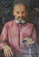 Евгений Казанцев "Портрет Ивана Алексеевича Сливкина" (1976)