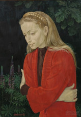 Дмитрий Жилинский "Портрет Татьяны Лисицкой" (1976)