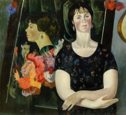 Инна Широкова "У зеркала. Автопортрет" (1978)