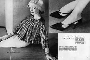 Katherine Pastrie by Henry Clarke / Vogue USA (1960.01/2)