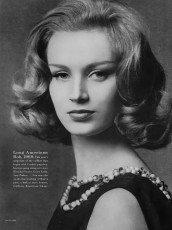 Anna Carin Bjorck by Evelyn Hofer / Vogue USA (1960.01/2)