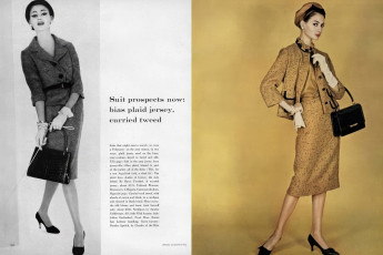 Katherine Pastrie by Frances McLaughlin-Gill / Vogue USA (1960.02)