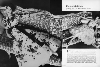 Katherine Pastrie by Henry Clarke / Vogue USA (1960.04)