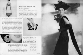 Margo McKendry by Karen Radkai / Vogue USA (1960.04/2)