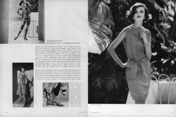 Dorothy McGowan by Frances McLaughlin-Gill / Vogue USA (1960.05)