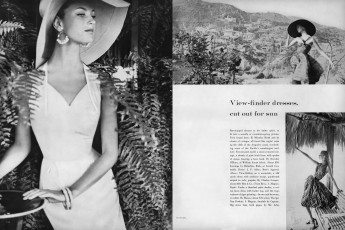 Anna Carin Bjorck by William Bell / Vogue USA (1960.06)