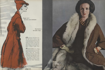 Isabella Albonico by Irving Penn / Vogue USA (1960.09)