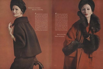 Isabella Albonico by Irving Penn / Vogue USA (1960.09)