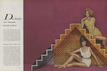 Marola Witt, Deborah Dixon by William Bell / Vogue USA (1960.11/2)