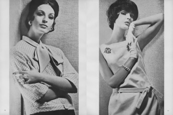 Dorothy McGowan by John Rawlings / Vogue USA (1961.08)