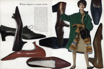 Simone d'Aillencourt by Tom Palumbo / Vogue USA (1961.08/2)