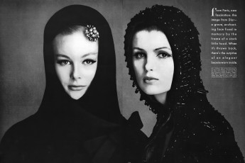 Monique Chevallier, Dorothy McGowan by Bert Stern / Vogue USA (1961.09)