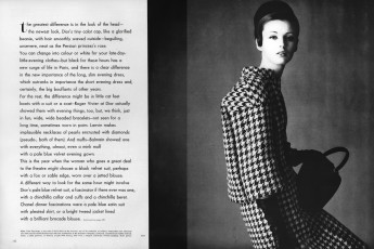Dorothy McGowan by Irving Penn / Vogue USA (1961.09)