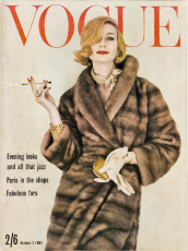 Tania Mallet by Henry Clark / Vogue UK (1961.10)
