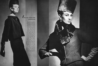 Anna Carin Bjorck by Horst P. Horst / Vogue USA (1961.10)