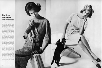 Marola Witt, Anna Carin Bjorck by Karen Radkai / Vogue USA (1961.11)