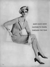 Wilhelmina Cooper by Irving Penn / Vogue USA (1961.12)