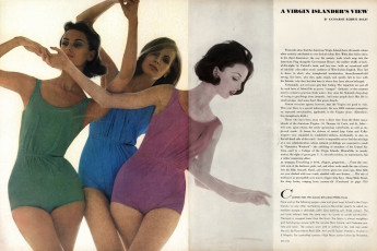 Anna Carin Bjorck, Dorothy McGowan, unknown by Bert Stern / Vogue USA (1961.12)