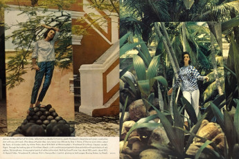 Dorothy McGowan by John Rawlings / Vogue USA (1962.01)