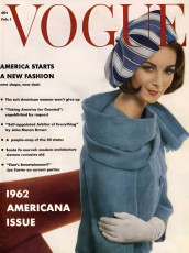Wilhelmina Cooper by Karen Radkai / Vogue USA (1962.02)
